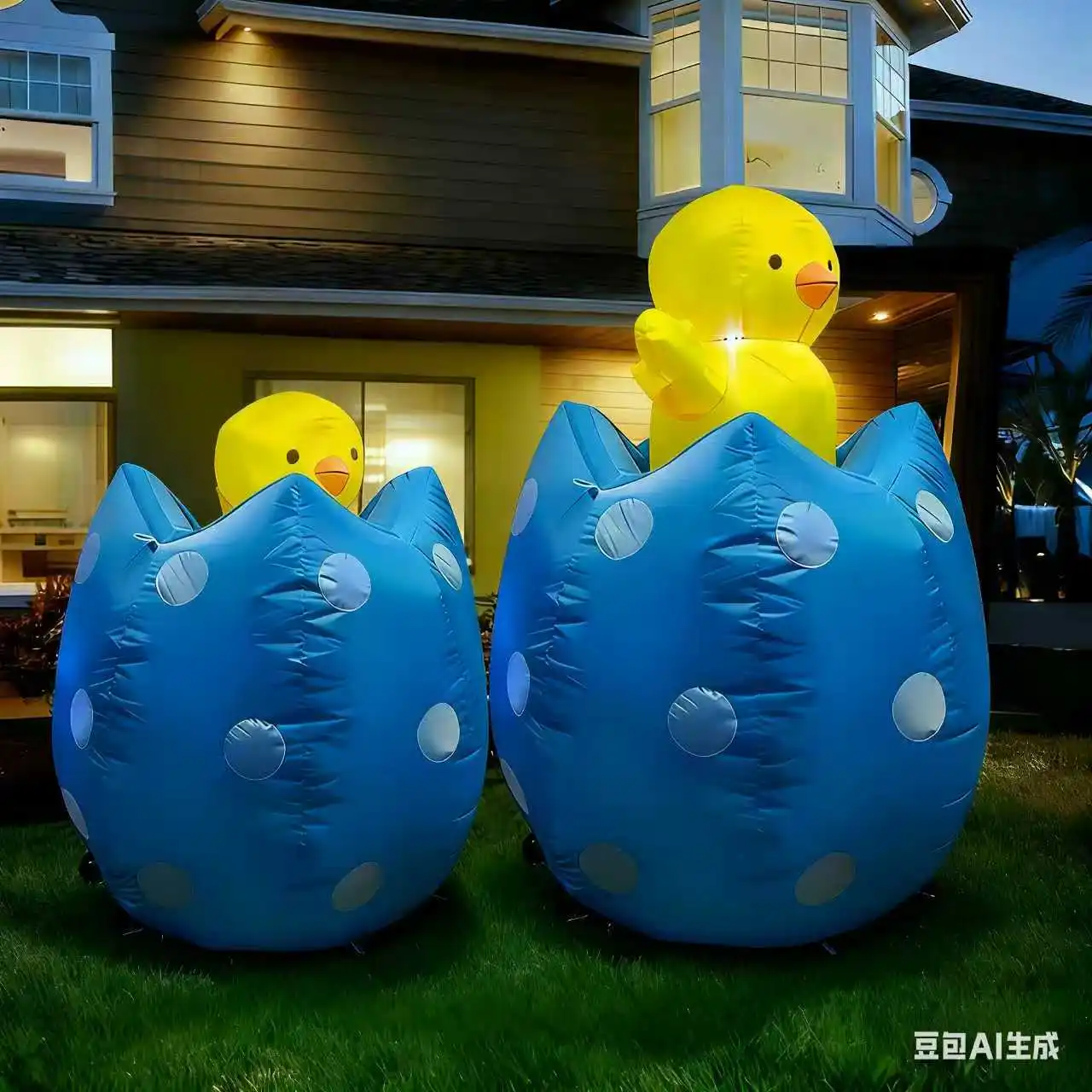 4FT Easter Inflatables Up and Down Chick Go Out Egg Shell LED Lighted Indoor Outdoor Decoration Blow Up Yard Easter Party Toys
4FT Easter Inflatables Up and Down Chick Go Out Egg Shell LED Lighted Indoor Outdoor Decoration Blow Up Yard Easter Party Toys