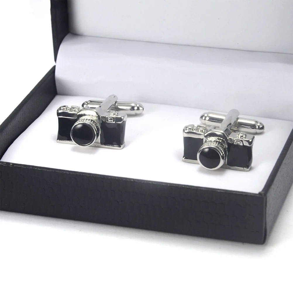 1Pair Camera Shaped Cufflinks Stylish Cuff-Links Creative Cuff Studs Highly Polished Shiny Appearance Great Gift for Men 
1Pair Camera Shaped Cufflinks Stylish Cuff-Links Creative Cuff Studs Highly Polished Shiny Appearance Great Gift for Men