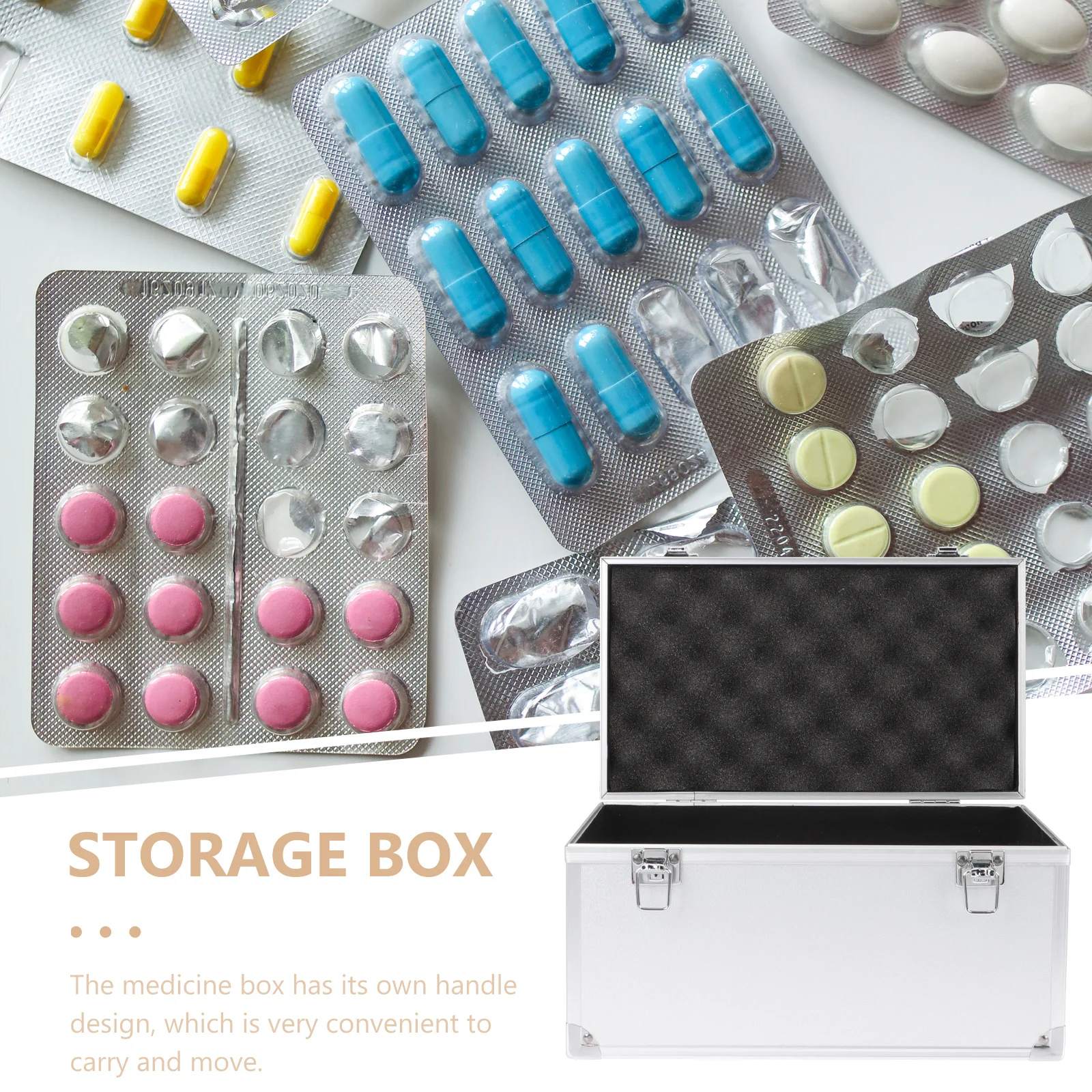 Aluminum Hard Case Multifunctional Tool Box Large Capacity Portable Medicine Storage For Home Travel Office Aluminum Alloy
Aluminum Hard Case Multifunctional Tool Box Large Capacity Portable Medicine Storage For Home Travel Office Aluminum Alloy