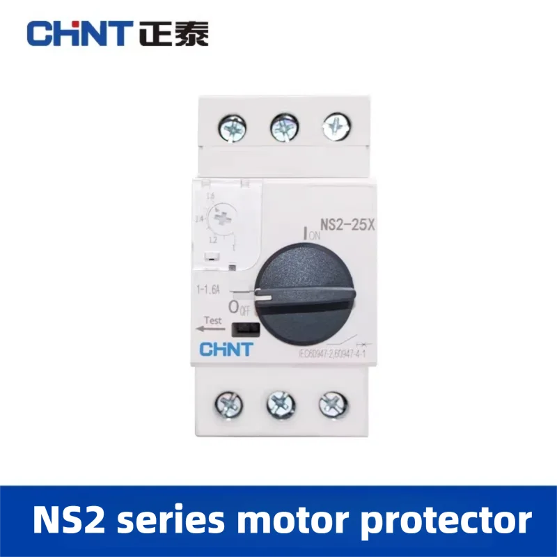CHINT NS2-25X Motor Starter Protector Knob Type Circuit Breaker Overload Short Circuit Protection
CHINT NS2-25X Motor Starter Protector Knob Type Circuit Breaker Overload Short Circuit Protection
