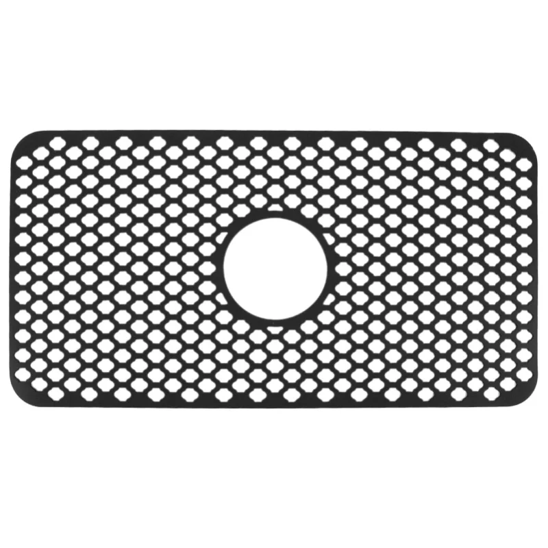 Hollow Insulated Kitchen Sink Mat Non Slip Multi Functional Large Size Silicone Sink Mat Protector Black
Hollow Insulated Kitchen Sink Mat Non Slip Multi Functional Large Size Silicone Sink Mat Protector Black