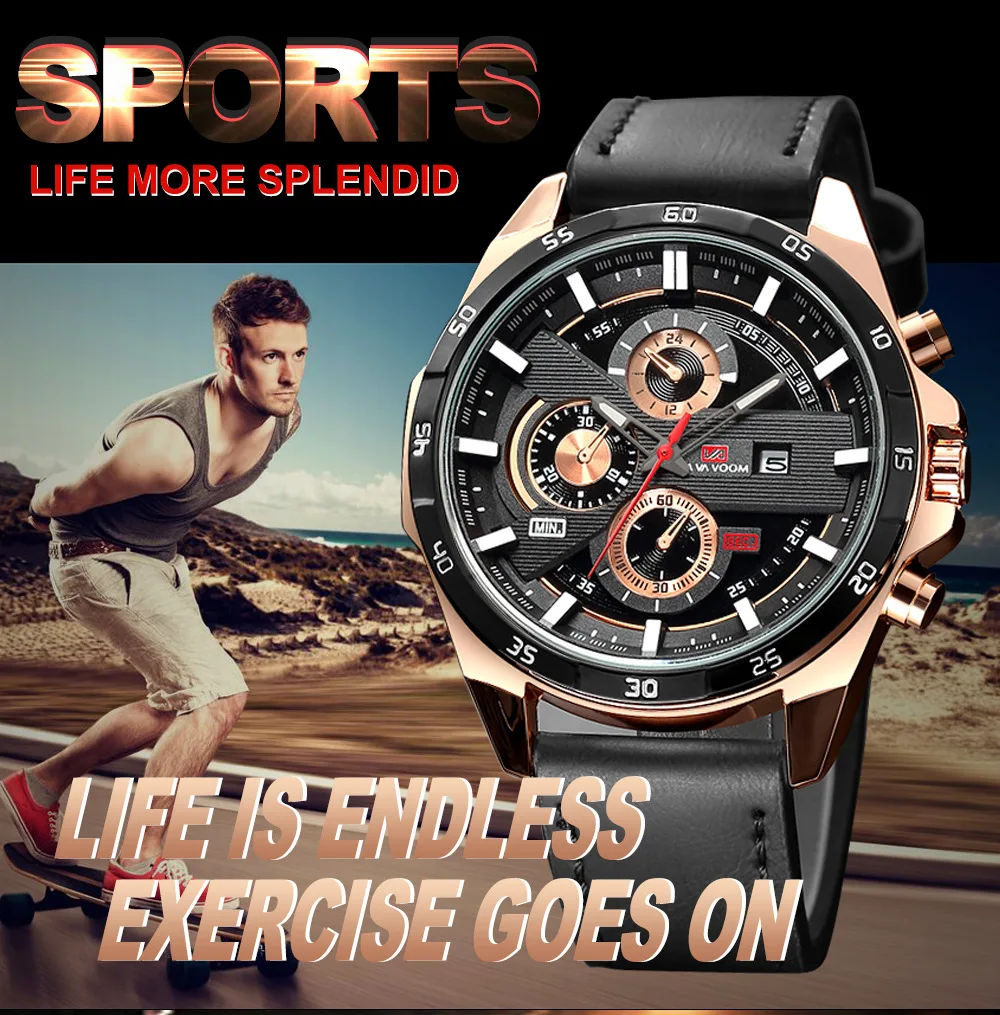 Fashion New Casual Business Men's Watch Multifunctional Calendar Luminous Waterproof Business Quartz Watch Automatic Watch
Fashion New Casual Business Men's Watch Multifunctional Calendar Luminous Waterproof Business Quartz Watch Automatic Watch