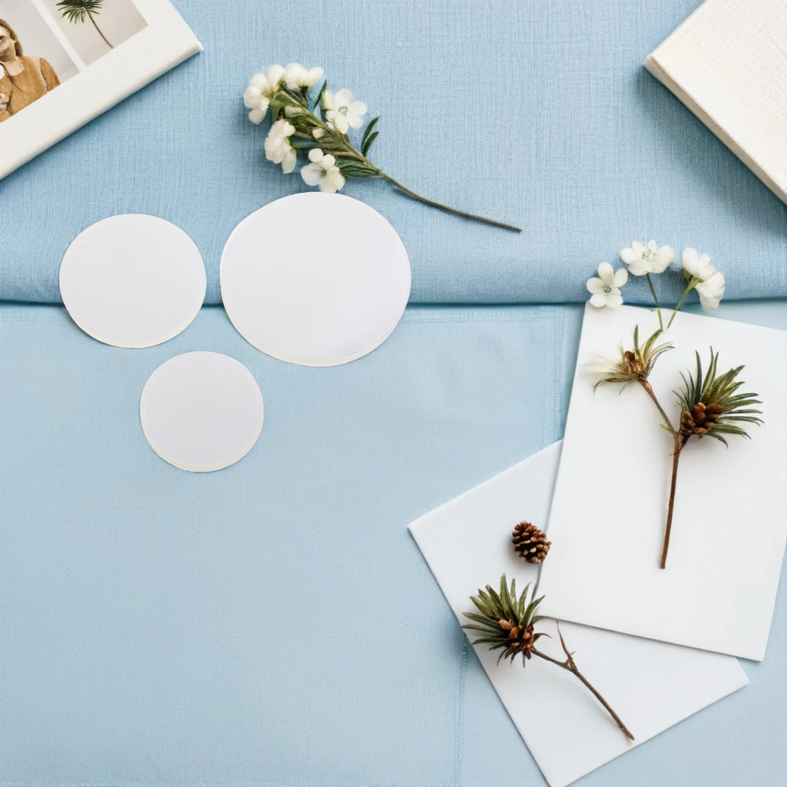 300Pcs Clear Badge Film Badge Maker Protective Film 32 44 58Mm Circle Button Mylars DIY Arts Crafts Supplies Transparent Plastic
300Pcs Clear Badge Film Badge Maker Protective Film 32 44 58Mm Circle Button Mylars DIY Arts Crafts Supplies Transparent Plastic