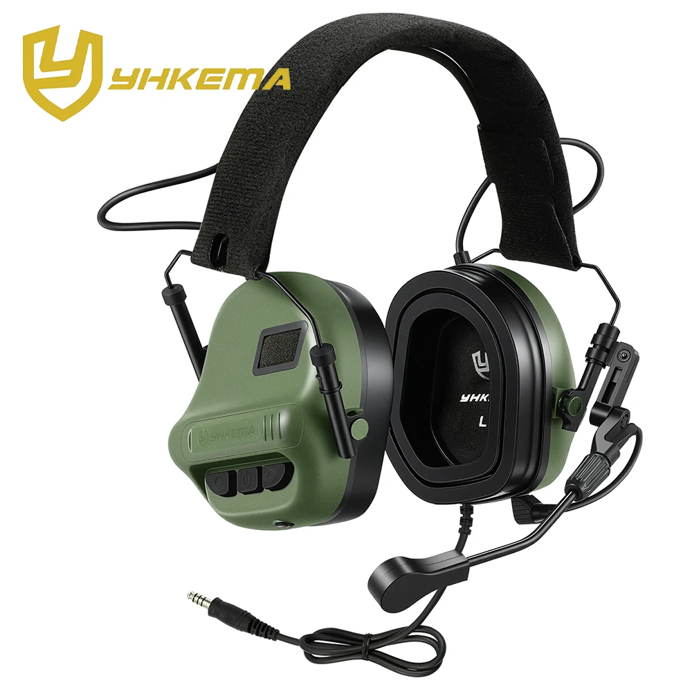 Tactical communication Headset with Boom Mic, DSP Noise Canceling & Sound Amplification Earmuffs for Shooting, Hunting
Tactical communication Headset with Boom Mic, DSP Noise Canceling & Sound Amplification Earmuffs for Shooting, Hunting
