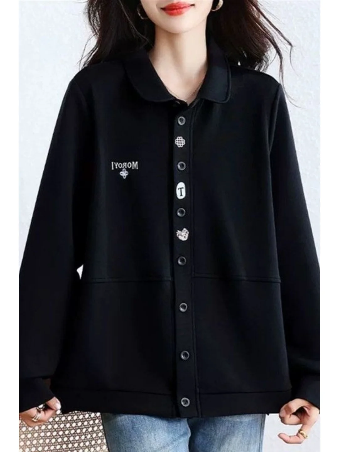 Женский кардиган с вышивкой на одной пуговице, больших размеров, с длинными рукавами, модный, стильный, для полных женщин (до 300 фунтов)
Женский кардиган с вышивкой на одной пуговице, больших размеров, с длинными рукавами, модный, стильный, для полных женщин (до 300 фунтов)