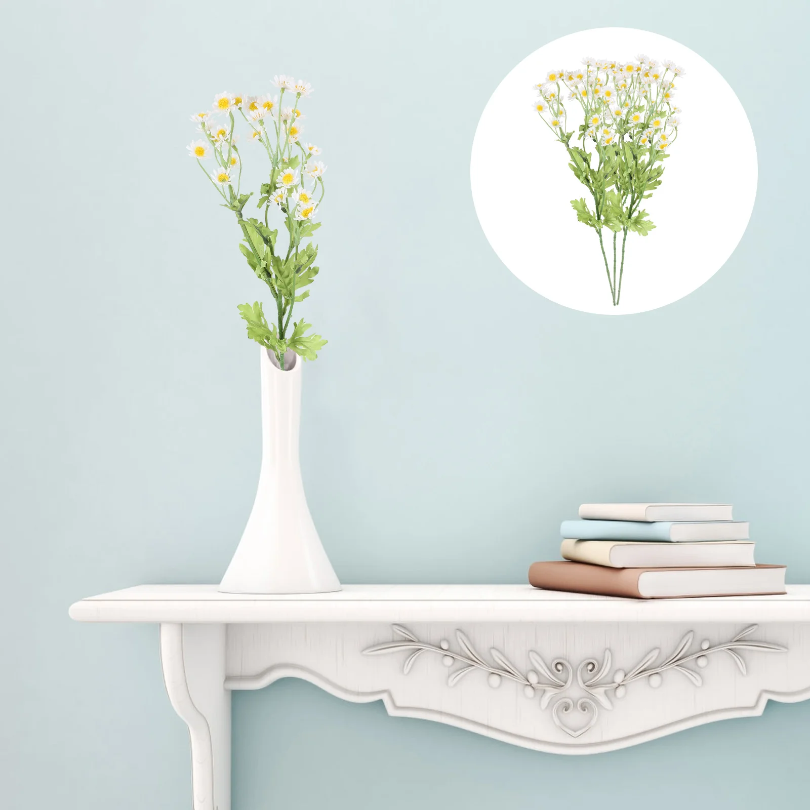 Faux Floral Stems Chamomile Vases Household Supply Handmade Bouquet Decor Fake Flowers
Faux Floral Stems Chamomile Vases Household Supply Handmade Bouquet Decor Fake Flowers