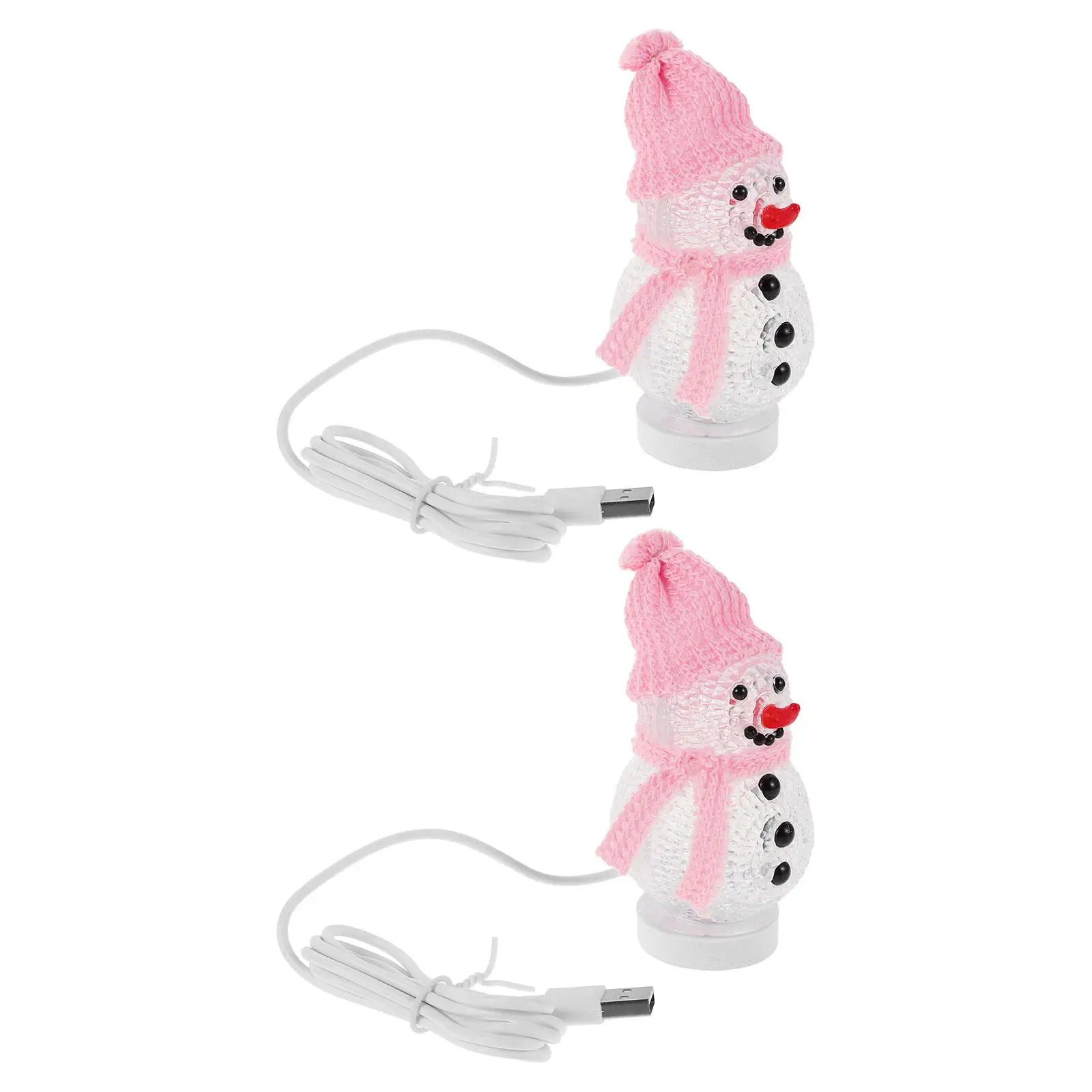 2Pcs Snowman Night Lamp Cute Cartoon Shape Home Decor LED Light Bedroom Office Christmas Atmosphere Table Decoration
2Pcs Snowman Night Lamp Cute Cartoon Shape Home Decor LED Light Bedroom Office Christmas Atmosphere Table Decoration