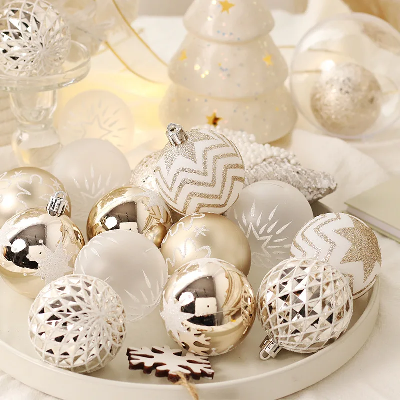 16pcs Christmas Decorations Champagne Gold and White Christmas Balls Christmas Tree Ornaments Home and Party Decorations
16pcs Christmas Decorations Champagne Gold and White Christmas Balls Christmas Tree Ornaments Home and Party Decorations