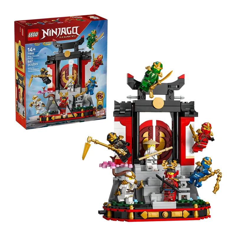 LEGO NINJAGO 71866 15th Anniversary Ninja Dojo Display Stand Building Blocks Set Collectible Toy Gift
LEGO NINJAGO 71866 15th Anniversary Ninja Dojo Display Stand Building Blocks Set Collectible Toy Gift