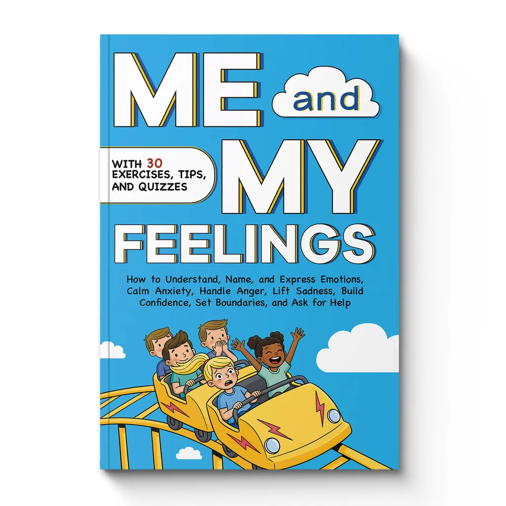 Me and My Feelings—Emotional Intelligence Workbook, Tips & Quizzes | Help Children Manage Anxiety, Anger, Build Confidence
Me and My Feelings—Emotional Intelligence Workbook, Tips & Quizzes | Help Children Manage Anxiety, Anger, Build Confidence