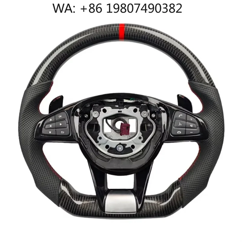 Customizable LED Racing Carbon Fiber Steering Wheel Hot Modified Upade Trim Fit A45 E300L C63 C200 GLC260
Customizable LED Racing Carbon Fiber Steering Wheel Hot Modified Upade Trim Fit A45 E300L C63 C200 GLC260