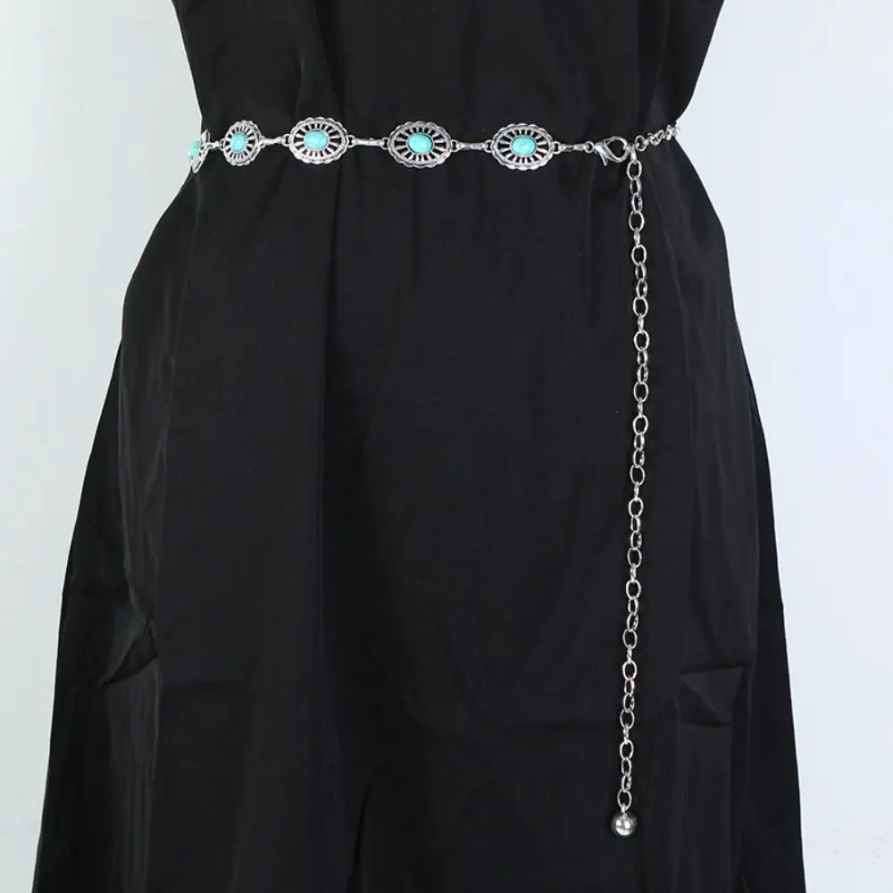 Metal Turquoise Waist Chain Europe American Style Alloy Western Country Waist Chain Minority Design Jewelry Accessories
Metal Turquoise Waist Chain Europe American Style Alloy Western Country Waist Chain Minority Design Jewelry Accessories