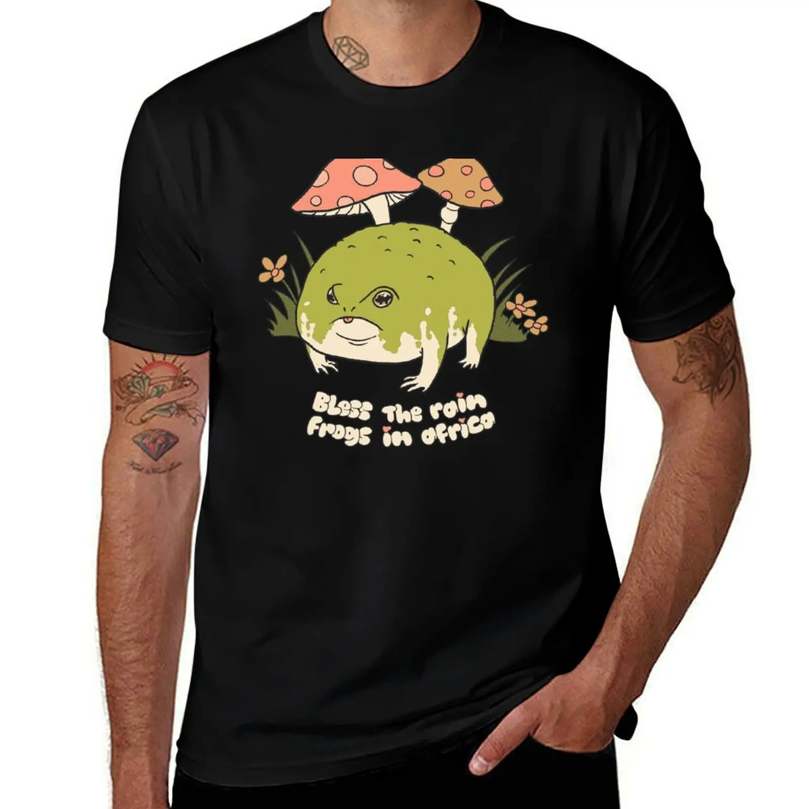 Bless The Rain Frogs T-Shirt street wear T-shirts man new gifts and t-shirts black t shirts for men
Bless The Rain Frogs T-Shirt street wear T-shirts man new gifts and t-shirts black t shirts for men