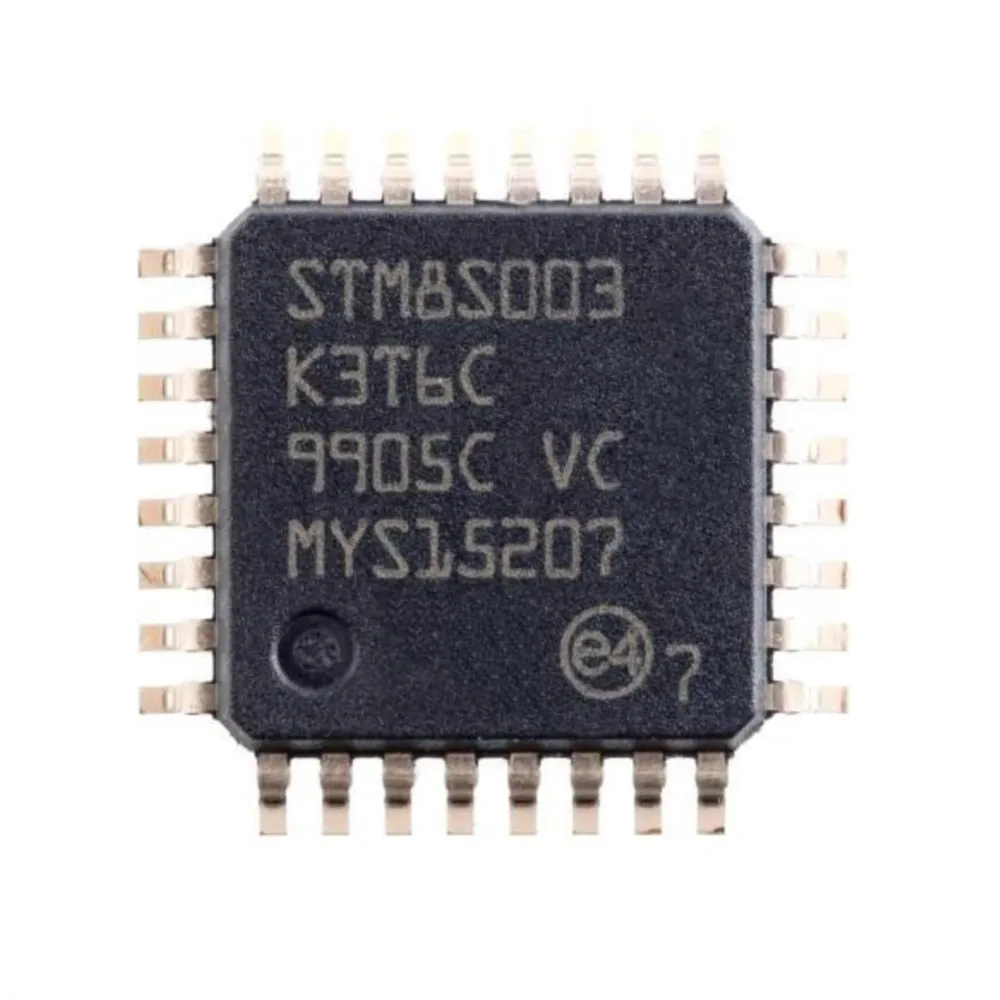 STM8S003K3T6C STM8S003K3 STM8S003 LQFP32 (Product quantity: 12 pieces)
STM8S003K3T6C STM8S003K3 STM8S003 LQFP32 (Product quantity: 12 pieces)