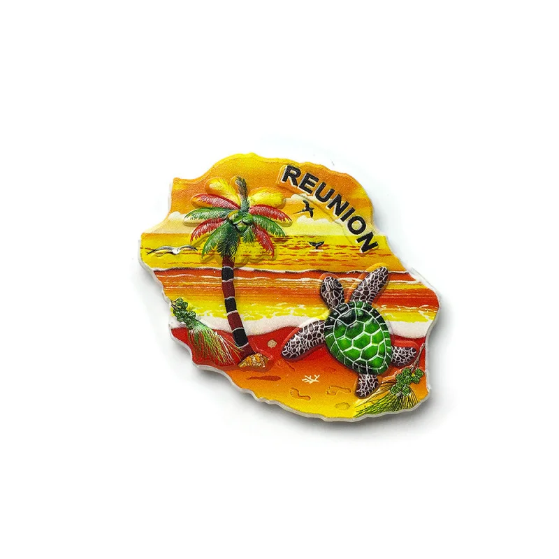 French Reunion Island Creative Beach Scenery Magnetic Fridge Magnets Travel Souvenirs Home Decorations
French Reunion Island Creative Beach Scenery Magnetic Fridge Magnets Travel Souvenirs Home Decorations