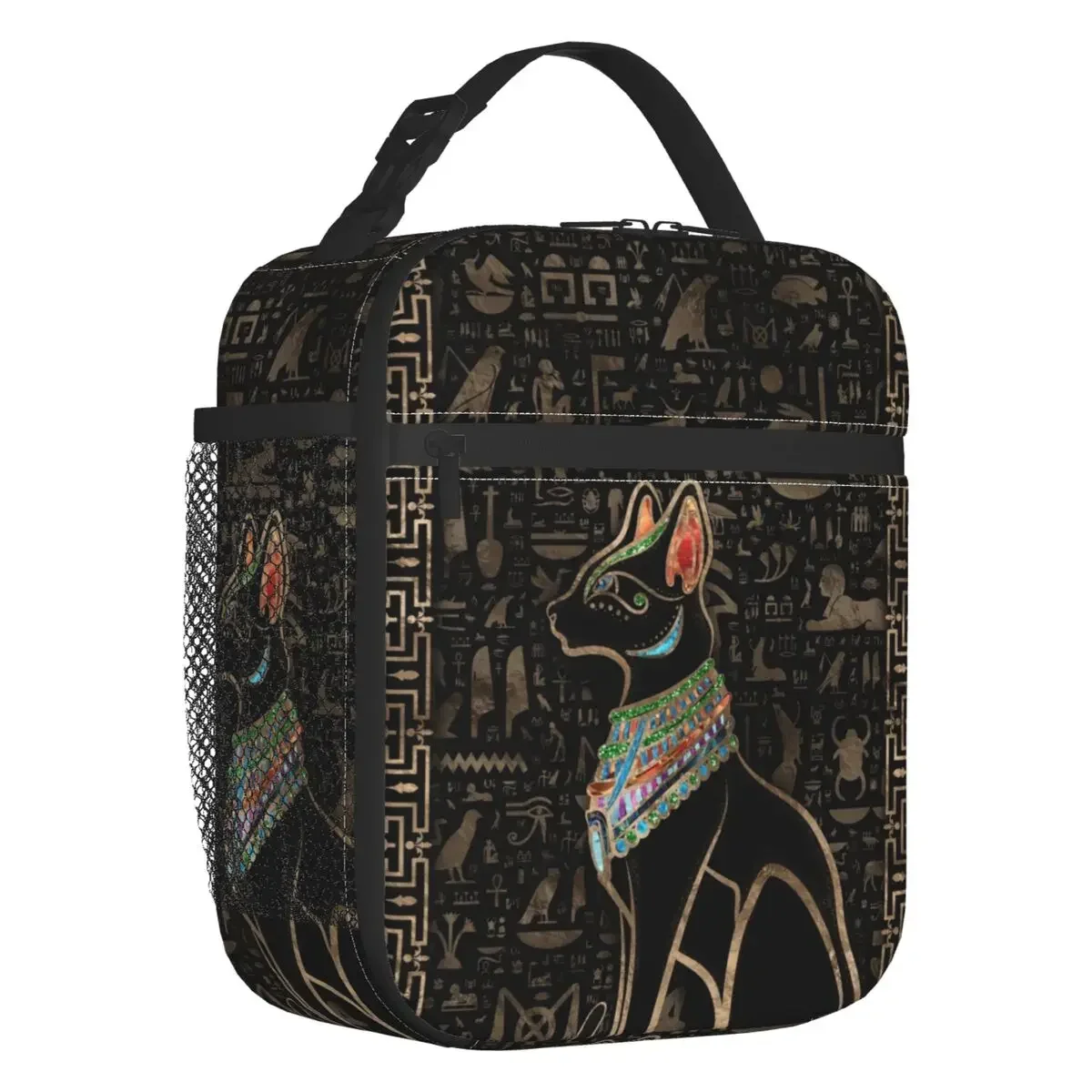 Египетский кот Bastet изолированная сумка для обеда для школы офиса Древняя египетская богиня многоразовый охлаждающий термальный Ланч-бокс для женщин и детей
Египетский кот Bastet изолированная сумка для обеда для школы офиса Древняя египетская богиня многоразовый охлаждающий термальный Ланч-бокс для женщин и детей