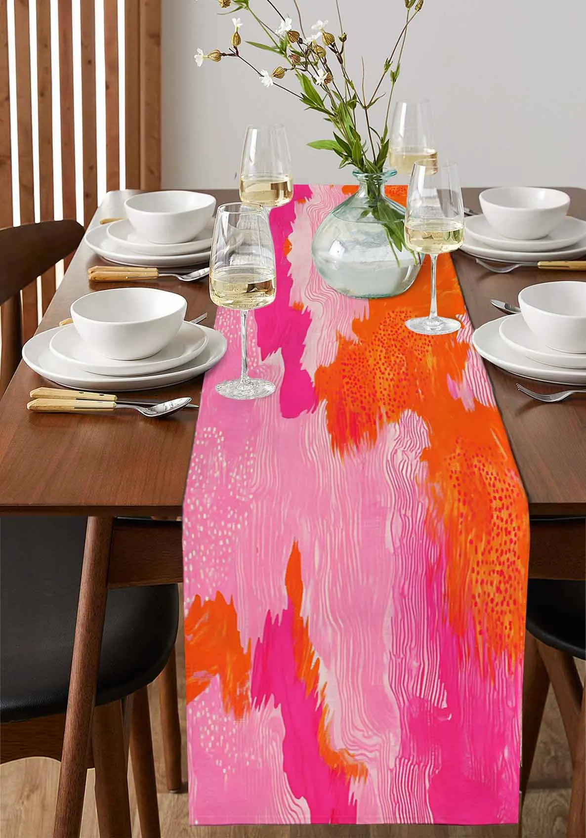 Abstract Art Pink Gradient Table Runner Decoration Home Decor Dinner Table Decoration Table Decor
Abstract Art Pink Gradient Table Runner Decoration Home Decor Dinner Table Decoration Table Decor