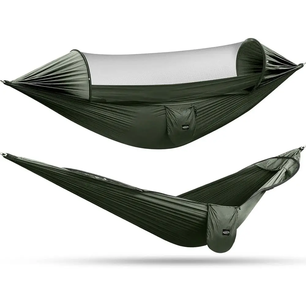 Large Camping Hammock with Mosquito Net 2 Person -up Parachute Lightweight Hanging Hammocks Tree Straps Swing Bed or Outdoor Bac
Large Camping Hammock with Mosquito Net 2 Person -up Parachute Lightweight Hanging Hammocks Tree Straps Swing Bed or Outdoor Bac