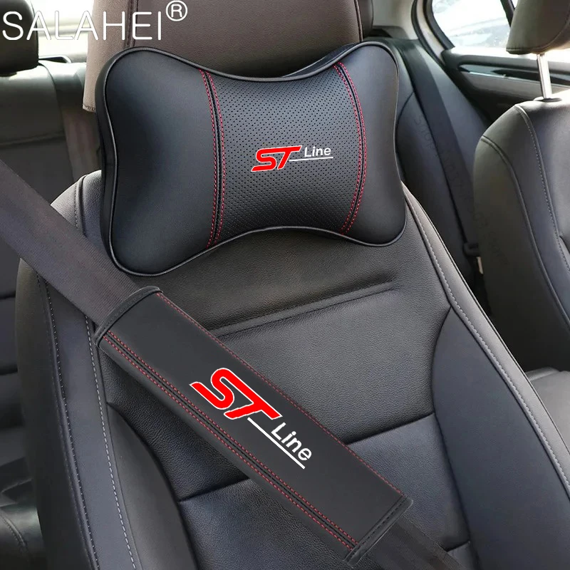 Memory Cotton Car Headrest Neck Pillow Auto Seat Belt Shoulder Cushion Pad for Ford STLINE stline kuga fiesta Auto Accessories
Memory Cotton Car Headrest Neck Pillow Auto Seat Belt Shoulder Cushion Pad for Ford STLINE stline kuga fiesta Auto Accessories