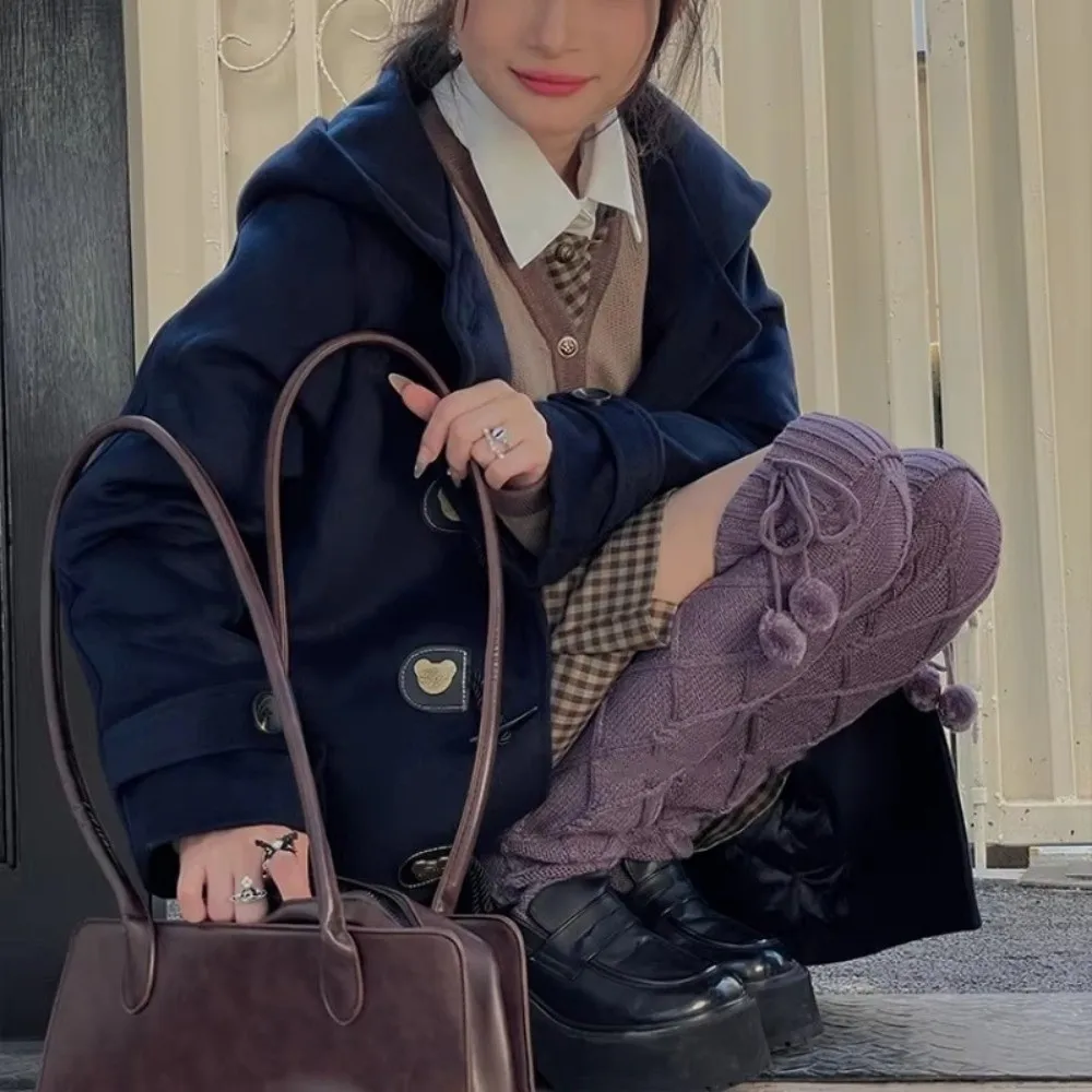 1 Pair Y2K 60cm Long Long Socks Solid Color Knitted Floor Socks Warm High Over The Knee Leg Warmer Winter for Women
1 Pair Y2K 60cm Long Long Socks Solid Color Knitted Floor Socks Warm High Over The Knee Leg Warmer Winter for Women