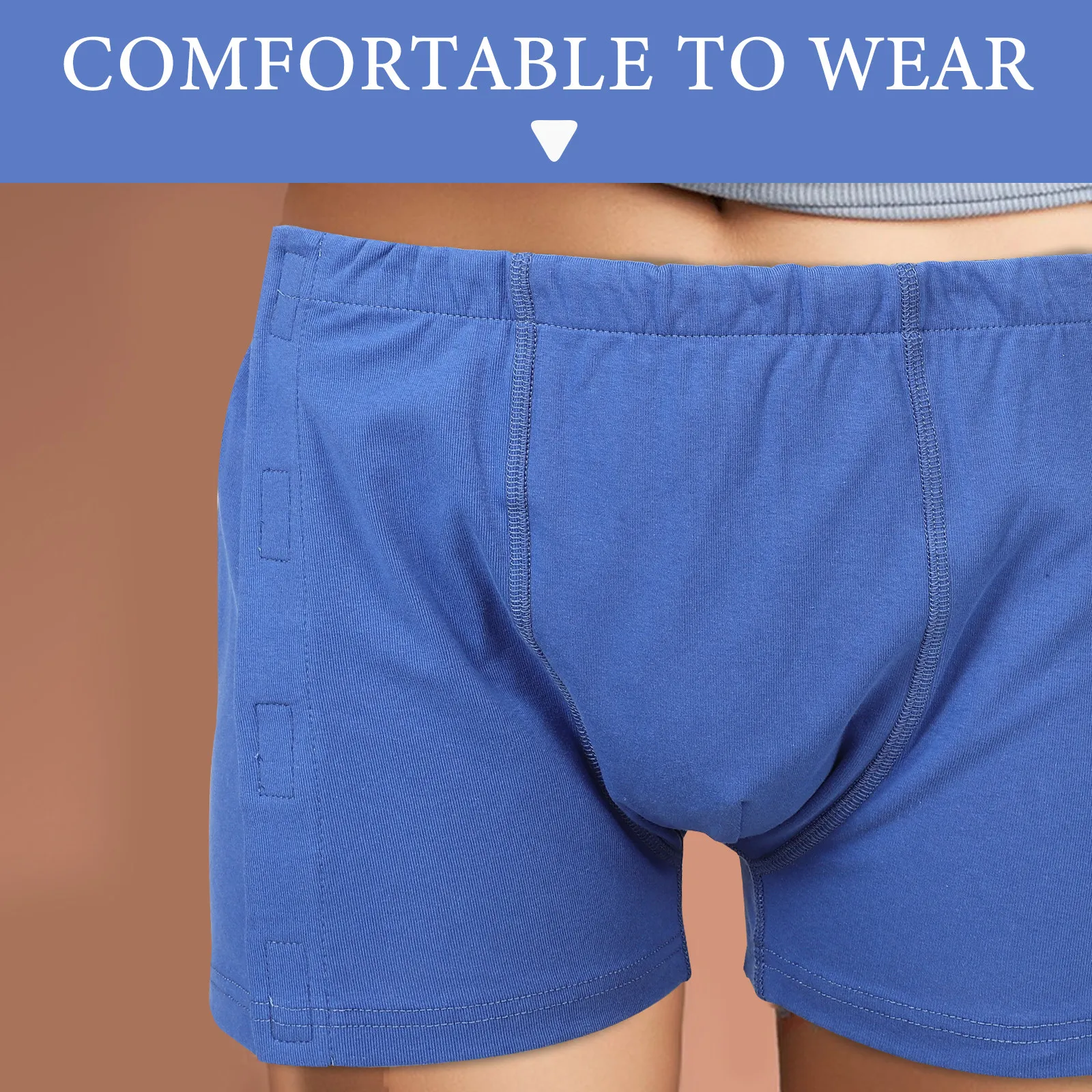 Men's Adaptive Cotton Breakaway Recovery Underwear for Post Surgery Comfort Soft Skin Friendly Elastic Waist Reusable
Men's Adaptive Cotton Breakaway Recovery Underwear for Post Surgery Comfort Soft Skin Friendly Elastic Waist Reusable