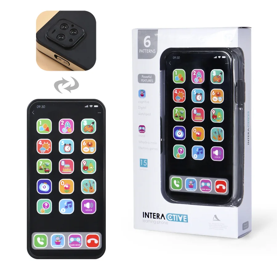 Children Simulation Music Touch Screen Phone Baby English Education Cognitive Phone Intelligent Multi-Functional Toy Model
Children Simulation Music Touch Screen Phone Baby English Education Cognitive Phone Intelligent Multi-Functional Toy Model