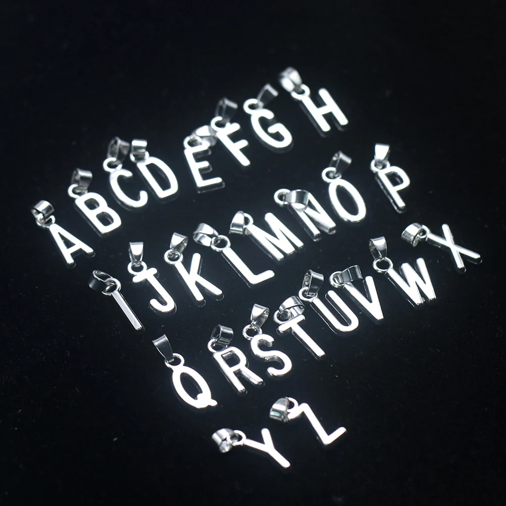 20 Pcs Letter Necklace Pendant Alloy Charms DIY Jewelry Making Beaded Necklaces Popular Gifts Bracelet Earrings Craft Project
20 Pcs Letter Necklace Pendant Alloy Charms DIY Jewelry Making Beaded Necklaces Popular Gifts Bracelet Earrings Craft Project