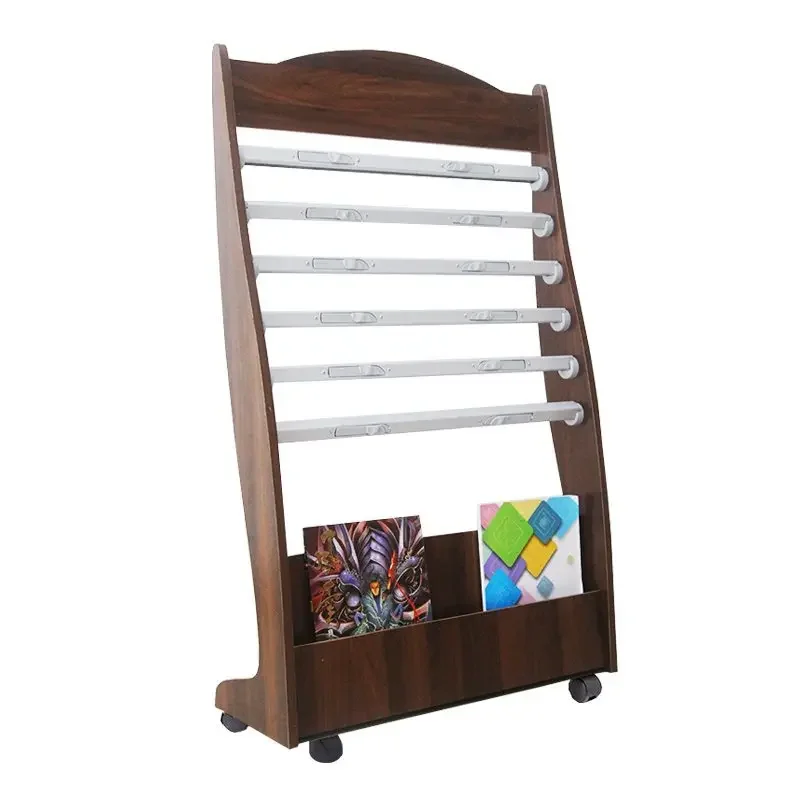 Simple office wooden newspaper rack Floor-to-ceiling vertical rack Walnut rack Six newspaper pulleys
Simple office wooden newspaper rack Floor-to-ceiling vertical rack Walnut rack Six newspaper pulleys