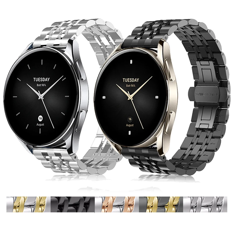Браслет из нержавеющей стали для часов Xiaomi Watch S2 46 мм 42 мм, металлический спортивный ремешок для Xiaomi Watch S1 Active Mi Watch, цвет 2
Браслет из нержавеющей стали для часов Xiaomi Watch S2 46 мм 42 мм, металлический спортивный ремешок для Xiaomi Watch S1 Active Mi Watch, цвет 2