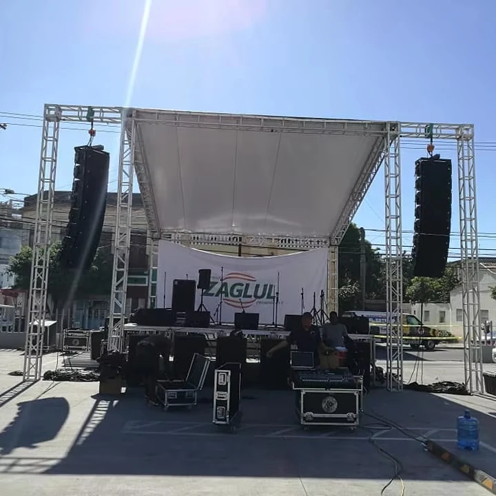 Aluminum Movable Trusses Fashion Shows Hanging Lights/compatible Performing /advertising Stage Truss Roof
Aluminum Movable Trusses Fashion Shows Hanging Lights/compatible Performing /advertising Stage Truss Roof