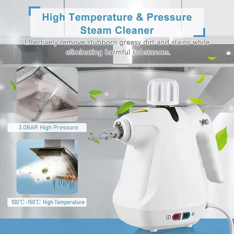 Handheld High Temperature Disinfection Steam Cleaner Air-conditioning Kitchen Range Hood Steam Cleaning Machine Cleaning Tools
Handheld High Temperature Disinfection Steam Cleaner Air-conditioning Kitchen Range Hood Steam Cleaning Machine Cleaning Tools