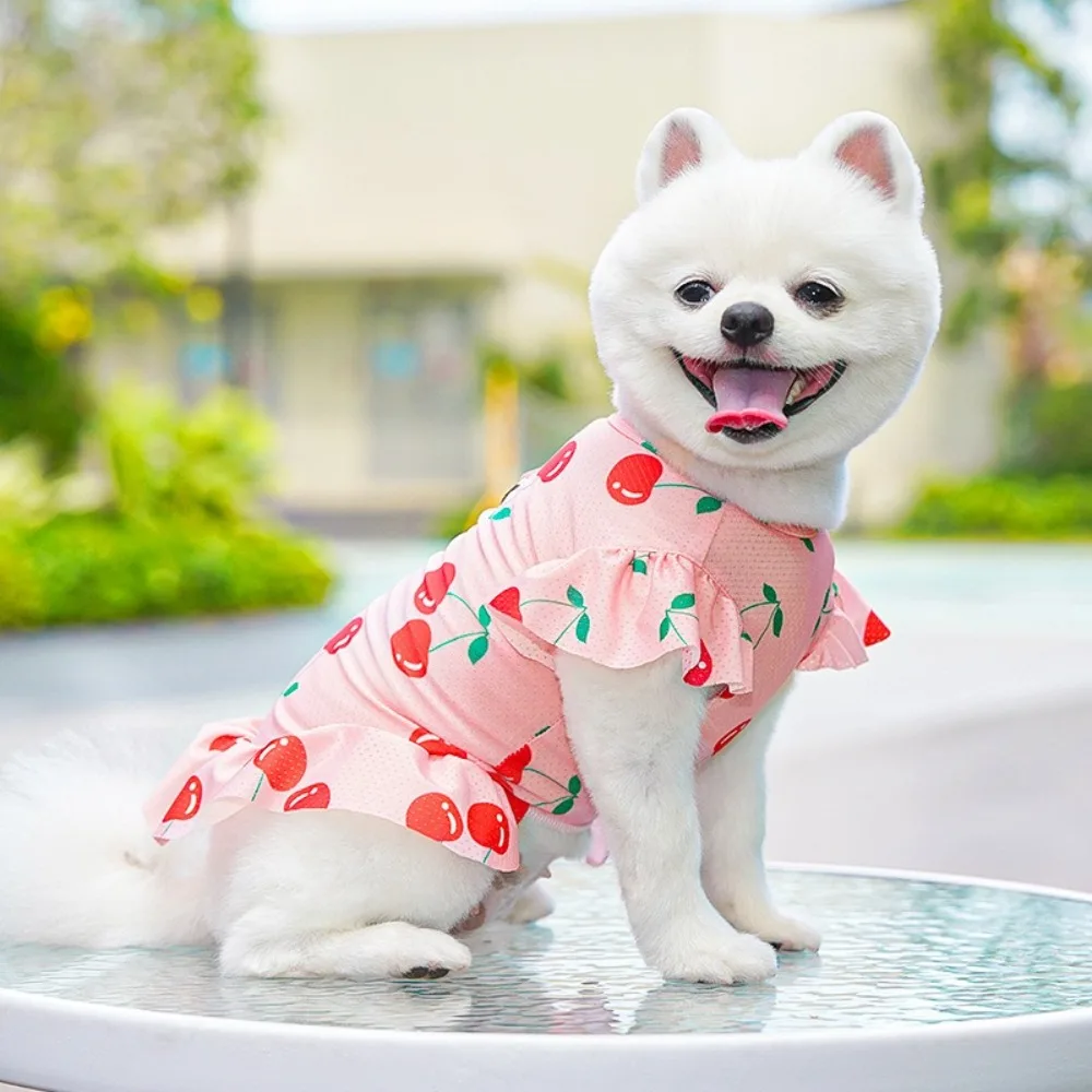 Breathable Dog Floral Skirt Adjustable Flower Pattern Pet Flying Sleeve Skirt Soft Towable Pet Dog Sweatshirt Spring Summer Wear 
Breathable Dog Floral Skirt Adjustable Flower Pattern Pet Flying Sleeve Skirt Soft Towable Pet Dog Sweatshirt Spring Summer Wear