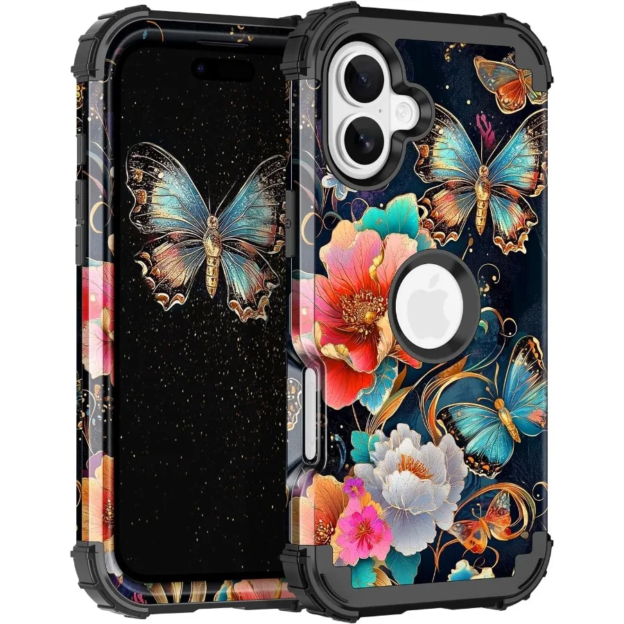 Сверхмощный трехслойный противоударный защитный чехол для iPhone 16, 6,1 дюйма, прочный жесткий ПК и мягкий бампер из ТПУ, идеально подходит для
Сверхмощный трехслойный противоударный защитный чехол для iPhone 16, 6,1 дюйма, прочный жесткий ПК и мягкий бампер из ТПУ, идеально подходит для