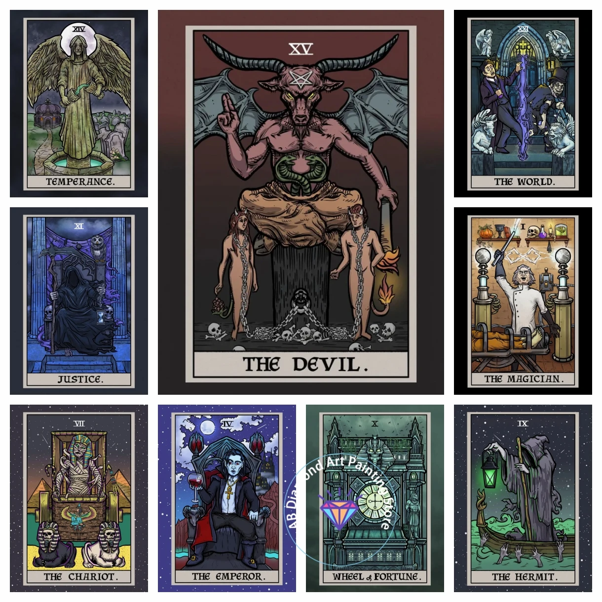 AB DiamondPainting Kits Art Abstract The Lovers Terror Tarot Card The Sun Moon Tower Embroidery Mosaic Cross Stitch Kids Gift 
AB DiamondPainting Kits Art Abstract The Lovers Terror Tarot Card The Sun Moon Tower Embroidery Mosaic Cross Stitch Kids Gift