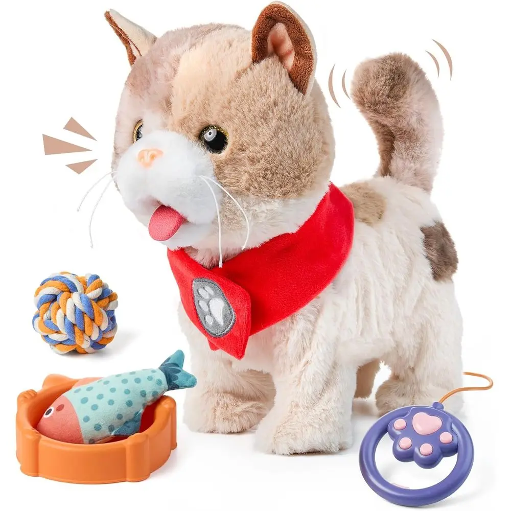 Interactive Walk-and-Meow Kitty Toy with Leash, Ideal Gift for Ages 3-7
Interactive Walk-and-Meow Kitty Toy with Leash, Ideal Gift for Ages 3-7