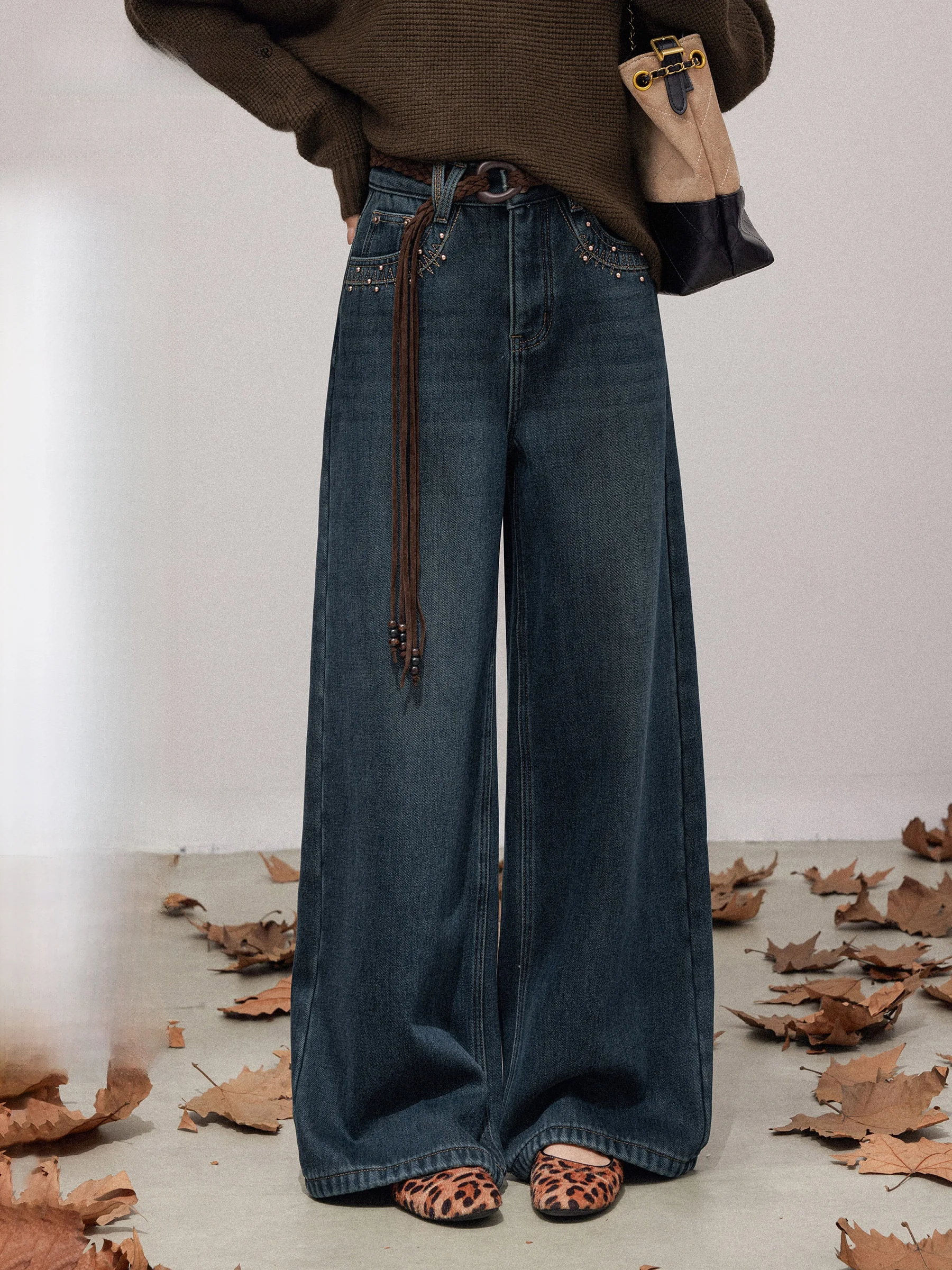 Thiened Fce Широкие джинсы с высокой талией Женские свободные утягивающие брюки осень-зима повседневные прямые брюки длиной до пола
Thiened Fce Широкие джинсы с высокой талией Женские свободные утягивающие брюки осень-зима повседневные прямые брюки длиной до пола