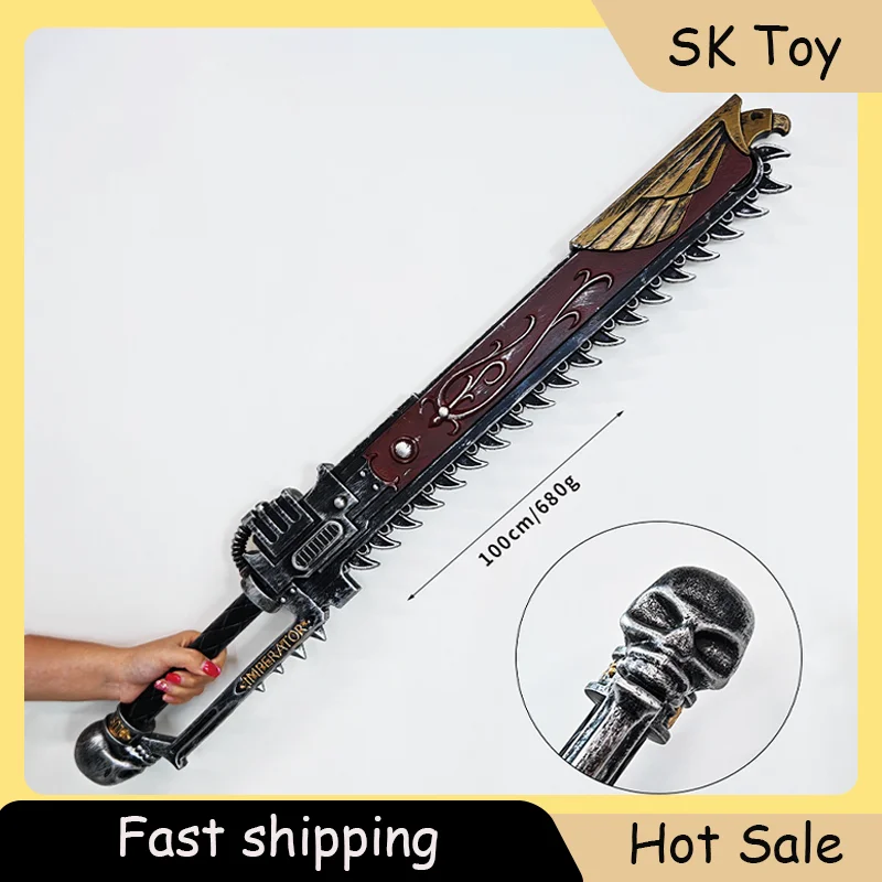 100cm PU Model Teeth of Terra Chainsaw Sword Festival Role-playing Props Game Peripherals Decorations Swords Toy Knife Gifts
100cm PU Model Teeth of Terra Chainsaw Sword Festival Role-playing Props Game Peripherals Decorations Swords Toy Knife Gifts