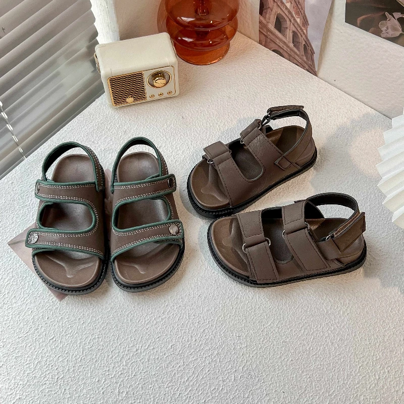 Children Shoes Summer boy Sandal Cool Style High Quality PU and TPR Anti-slip Sole Todder Walking Shoe 2025 Fashion
Children Shoes Summer boy Sandal Cool Style High Quality PU and TPR Anti-slip Sole Todder Walking Shoe 2025 Fashion