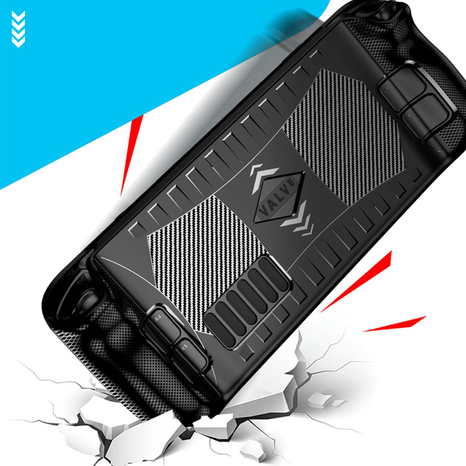 Game Console Soft Shell Game Console Accessories for Steam Deck Console TPU Case Shockproof Anti-drop Cover
Game Console Soft Shell Game Console Accessories for Steam Deck Console TPU Case Shockproof Anti-drop Cover