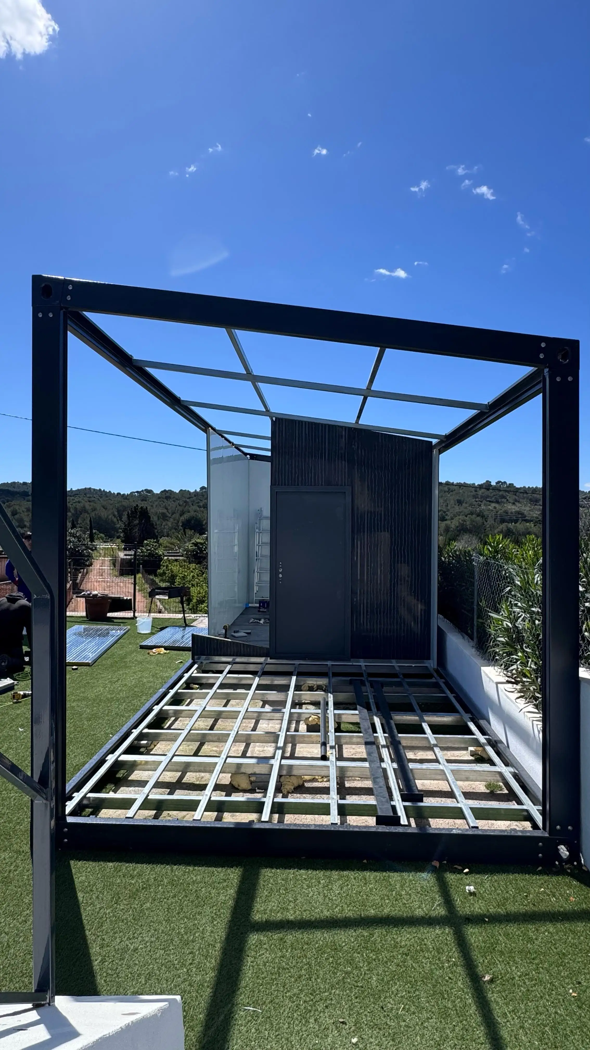 Flat Pack Modular Container Frame Sloped Portable Frame Galvanized Steel Easy Installation Pitched Frame for Various Uses
Flat Pack Modular Container Frame Sloped Portable Frame Galvanized Steel Easy Installation Pitched Frame for Various Uses