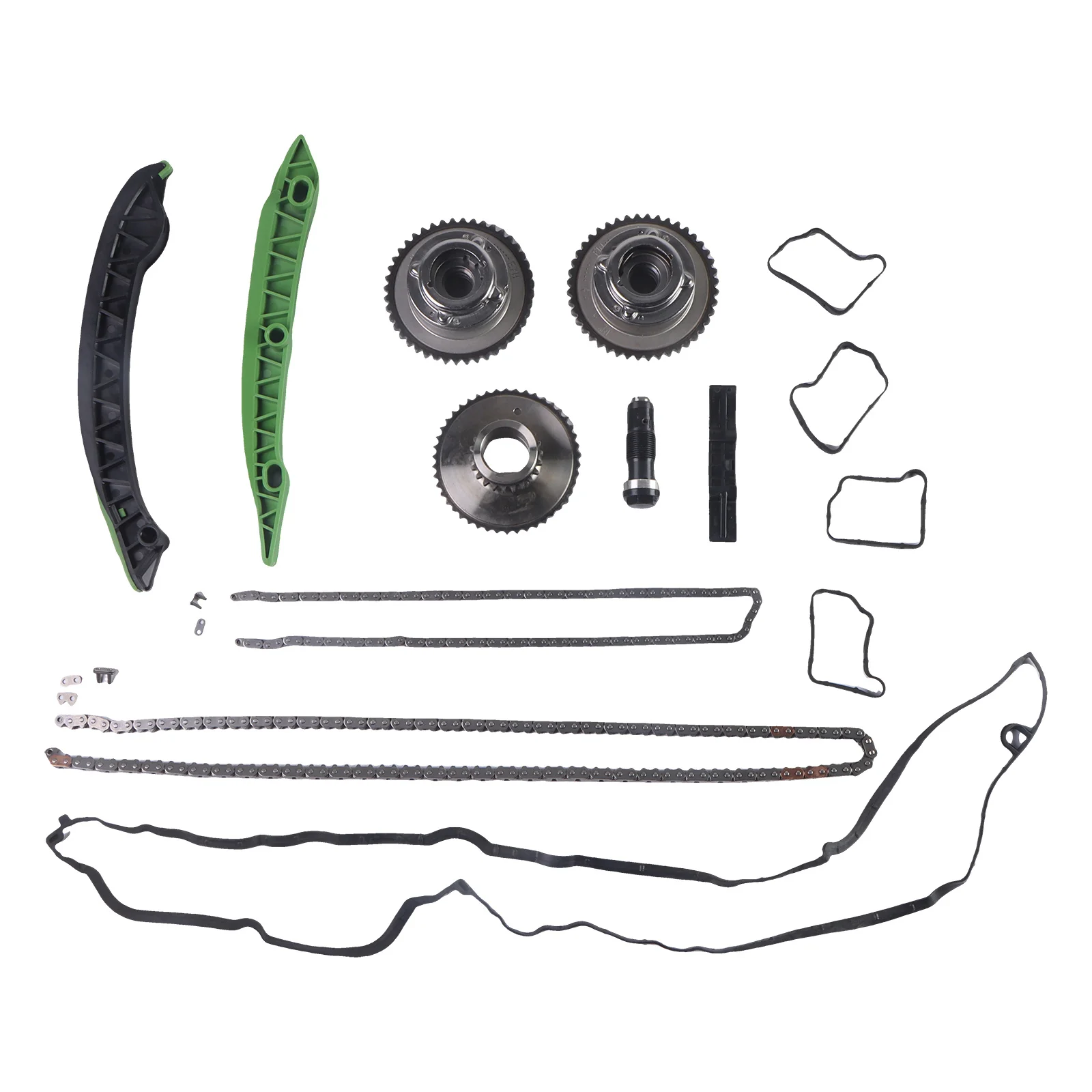 1Set Timing Chain Kit Camshaft Adjuster 2710501500 2710501400 FOR Mercedes W203 W204 SLK250 E250 C200 C-CLASS M271 Engine
1Set Timing Chain Kit Camshaft Adjuster 2710501500 2710501400 FOR Mercedes W203 W204 SLK250 E250 C200 C-CLASS M271 Engine