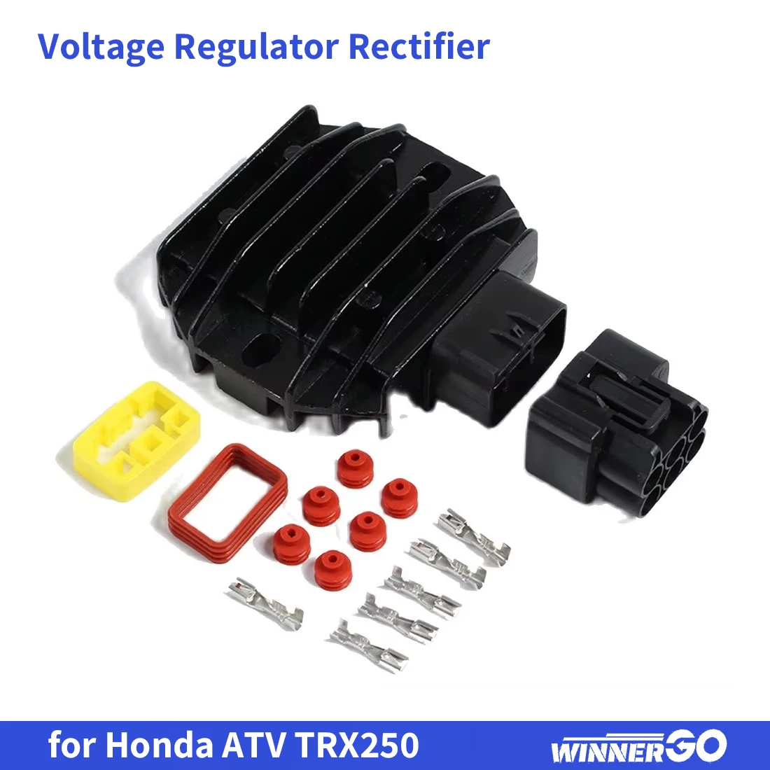 ATV Parts Voltage Regulator Rectifier for Honda ATV TRX250 TRX 250 Recon 250 2x4 TM TE FourTrax 31600-HM8-B00 31600-HN1-A41
ATV Parts Voltage Regulator Rectifier for Honda ATV TRX250 TRX 250 Recon 250 2x4 TM TE FourTrax 31600-HM8-B00 31600-HN1-A41