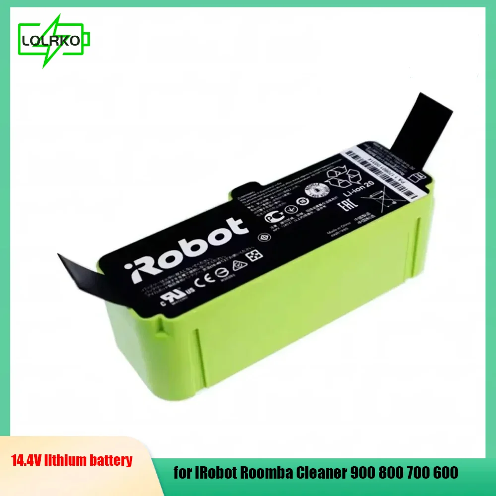14.4V 12800mAh Li Ion Battery for iRobot Roomba Cleaner 900 800 700 600 Series 960 980 981 965 895 890 860 695 692 690 680 675
14.4V 12800mAh Li Ion Battery for iRobot Roomba Cleaner 900 800 700 600 Series 960 980 981 965 895 890 860 695 692 690 680 675
