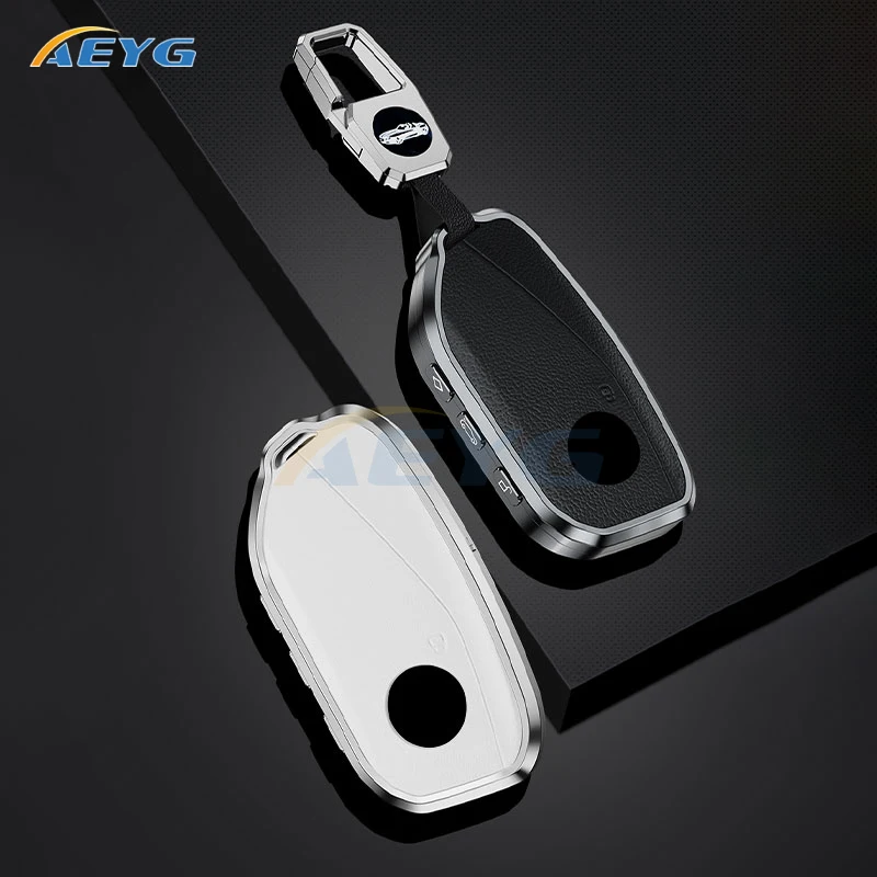 Leather+Metal Car Remote Key Case Cover For BMW i7 X7 G07 LCI iX I20 X1 U11 7 Series G70 G09 XM U06 G81 Energy 2023 Accessories
Leather+Metal Car Remote Key Case Cover For BMW i7 X7 G07 LCI iX I20 X1 U11 7 Series G70 G09 XM U06 G81 Energy 2023 Accessories