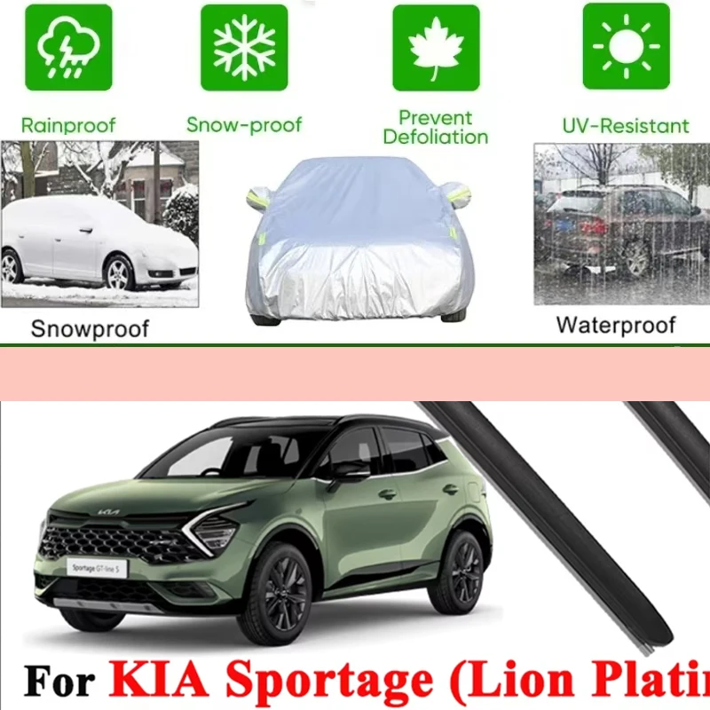 For KIA Sportage Lion Platinum 2021-2026 Full Car Covers Outdoor Sun Anti UV Rain Snow Dust Protection Oxford Cloth Accessories
For KIA Sportage Lion Platinum 2021-2026 Full Car Covers Outdoor Sun Anti UV Rain Snow Dust Protection Oxford Cloth Accessories