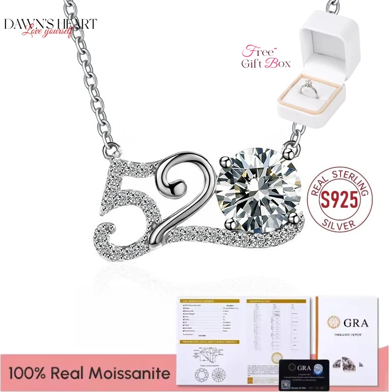 925 Sterling Silver Necklace Moissanite 520 Love Heart Valentine's Pendant Plated Pt950 Hollow for Women Jewelry GRA Certified
925 Sterling Silver Necklace Moissanite 520 Love Heart Valentine's Pendant Plated Pt950 Hollow for Women Jewelry GRA Certified