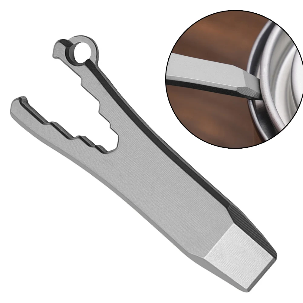 Portable Ti Alloy Crowbar Wrench Bottle Opener Pocket Multi Tool Outdoor Camping Equipment Hiking Supplies
Portable Ti Alloy Crowbar Wrench Bottle Opener Pocket Multi Tool Outdoor Camping Equipment Hiking Supplies