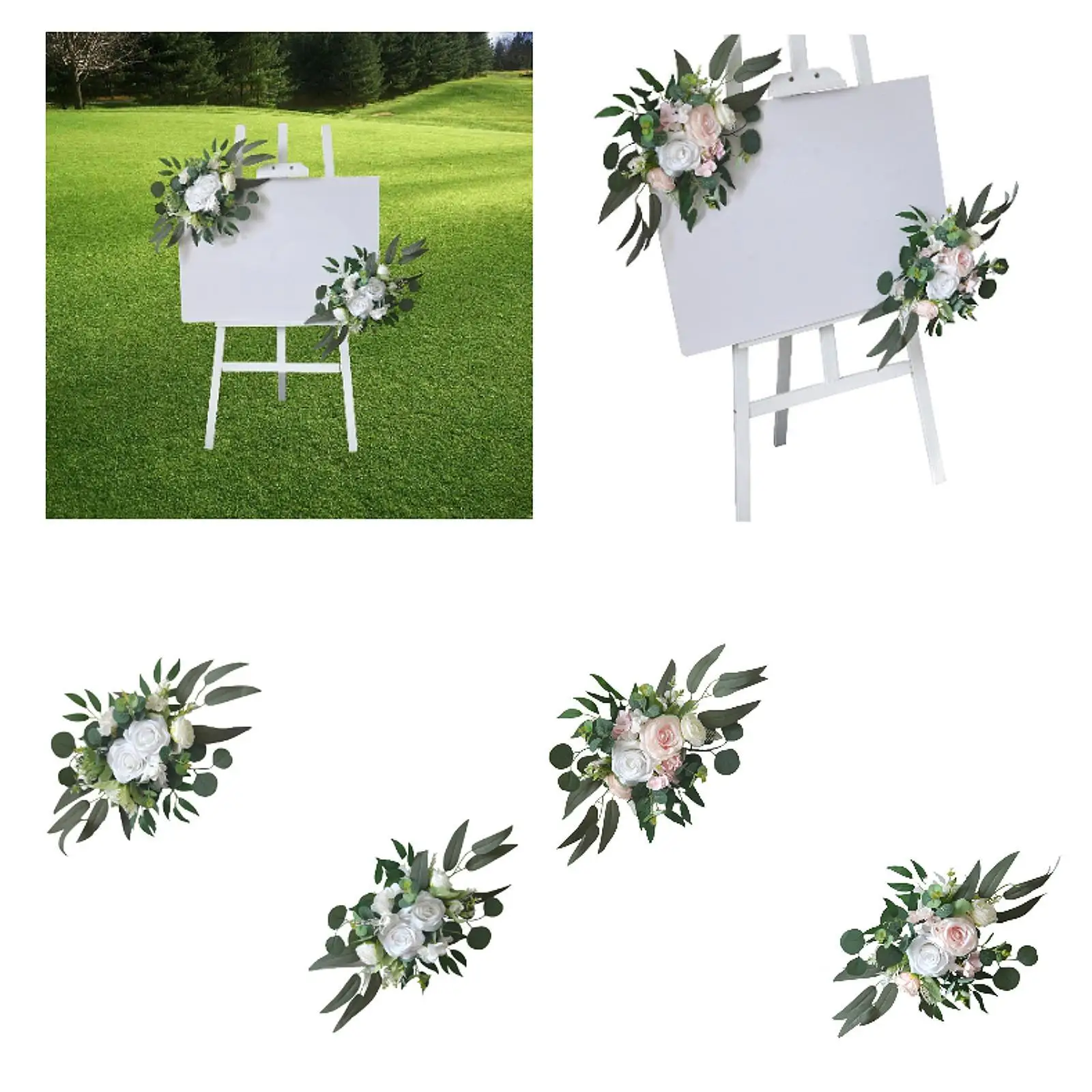 2 Pieces Wedding Arch Flowers Rustic Artificial Flowers Floral Swag Arrangement for Window Ceremony Birthday Wall Holiday
2 Pieces Wedding Arch Flowers Rustic Artificial Flowers Floral Swag Arrangement for Window Ceremony Birthday Wall Holiday