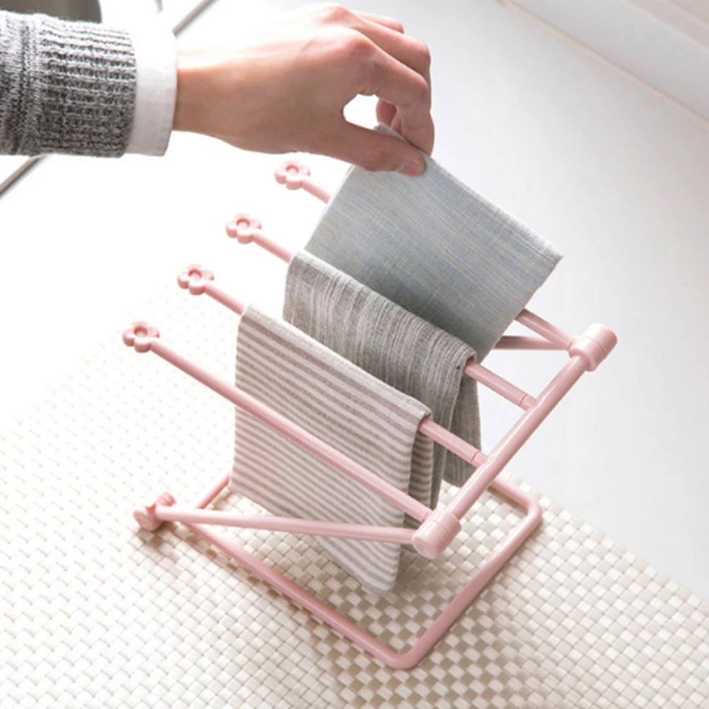 Foldable Towel Rack Vertical Cloth Storage No Punching Kitchen Bathroom Plastic Four Rods Dry Quickly Space Saver
Foldable Towel Rack Vertical Cloth Storage No Punching Kitchen Bathroom Plastic Four Rods Dry Quickly Space Saver