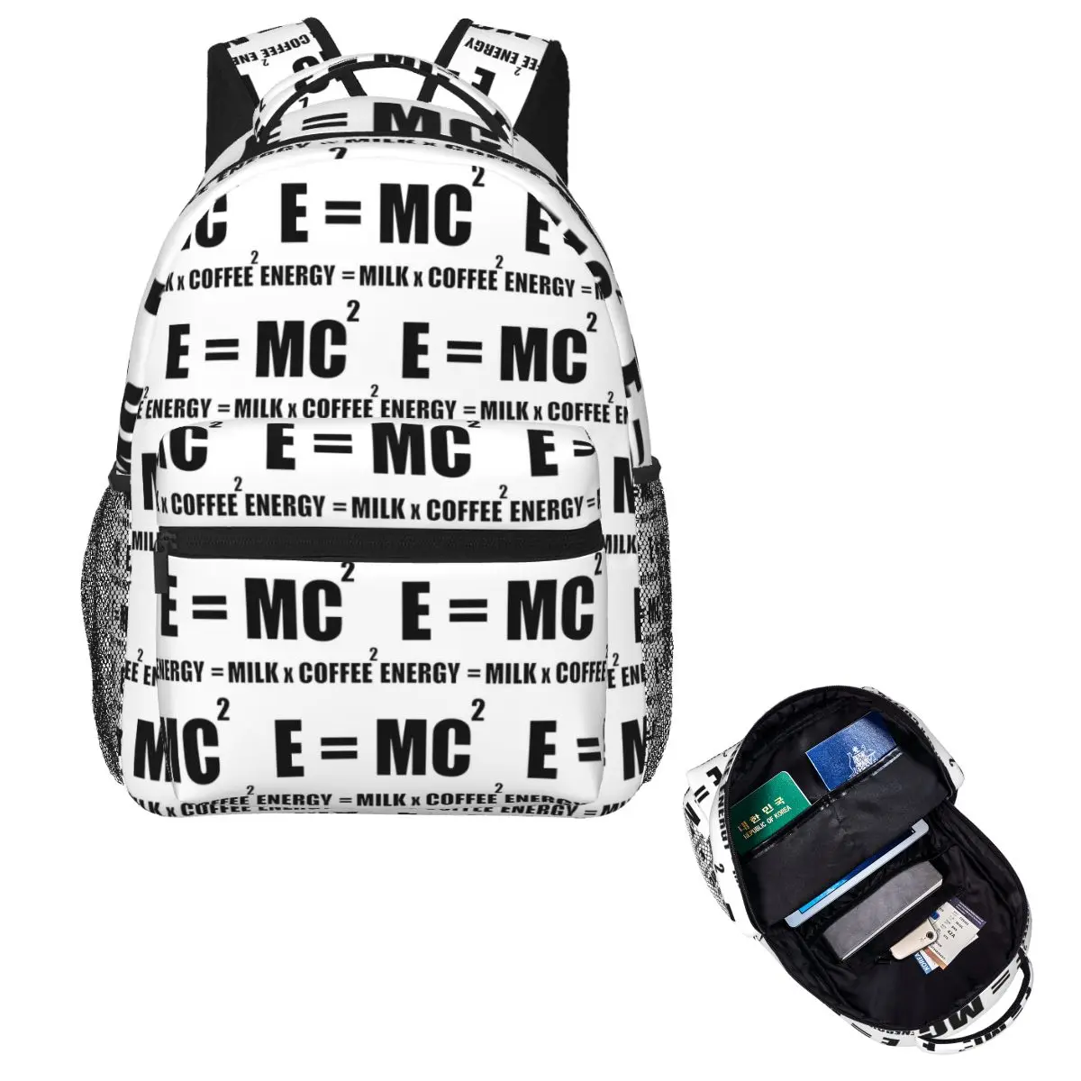 Energy Equal's Milk Cross Coffee Squired Student Backpack School Bag Hiking Travel Daypack Fashion Bookbag Shoulder Bags
Energy Equal's Milk Cross Coffee Squired Student Backpack School Bag Hiking Travel Daypack Fashion Bookbag Shoulder Bags